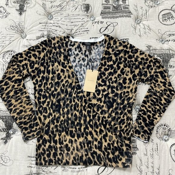 Halogen Faux Wrap Sweater - Picture 4 of 9